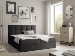 Miniaturka 14 - Nowoczesne łóżko z pojemnikiem automat sprężynowy Flow