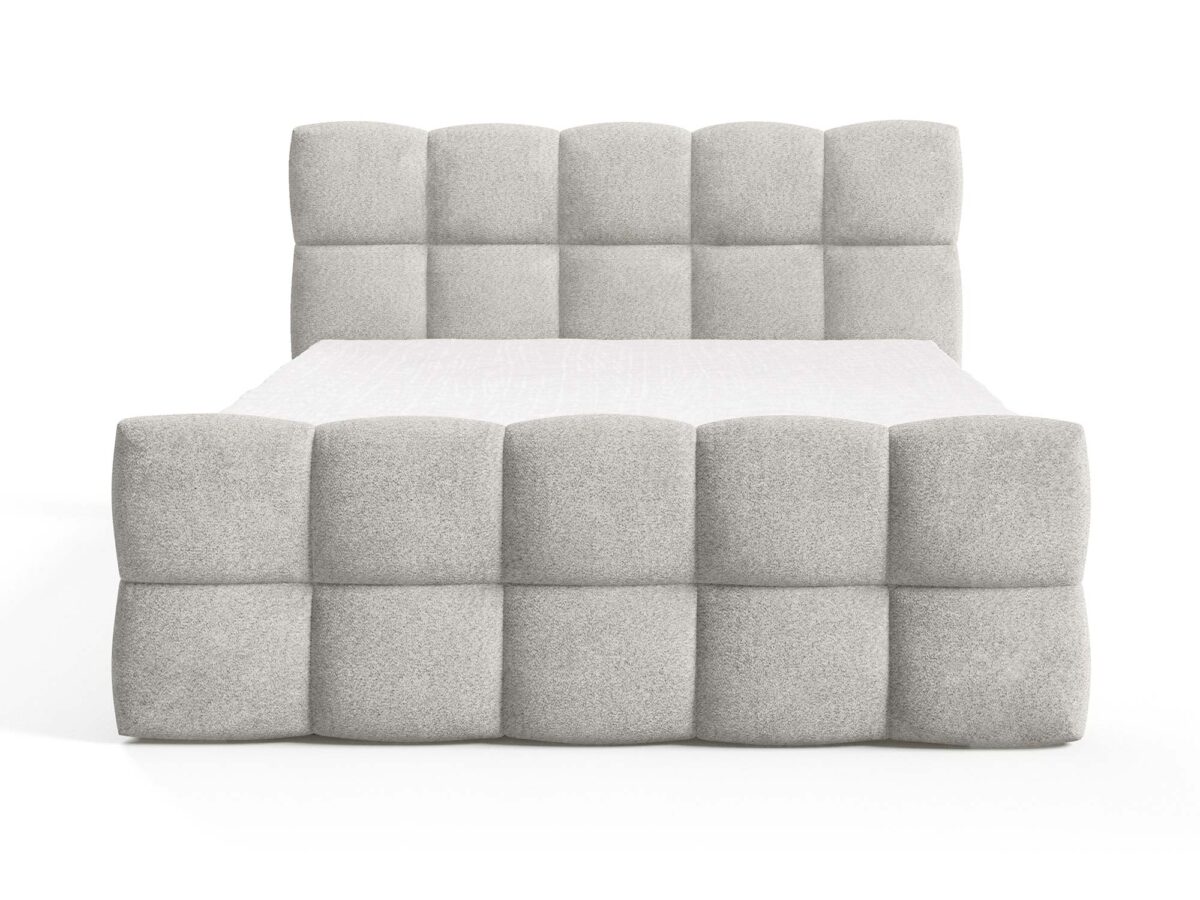 Nowoczesne łóżko z pojemnikiem automat sprężynowy Bergamo