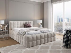 Miniaturka 26 - Loftowe łóżko stelaż metalowy Netto