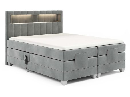 Nowoczesne łóżko oświetlenie LED ozdobne przeszycia Lettera