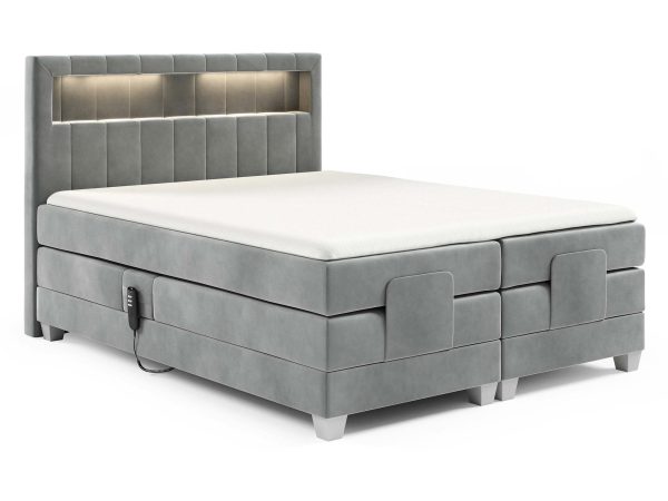 Nowoczesne łóżko oświetlenie LED ozdobne przeszycia Lettera