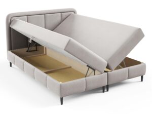 Miniaturka 11 - Nowoczesne łóżko automat sprężynowy z pojemnikiem Apis