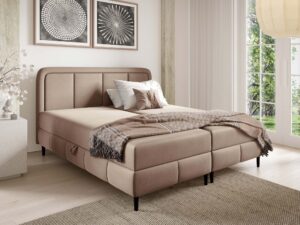 Miniaturka 20 - Nowoczesne łóżko automat sprężynowy z pojemnikiem Apis