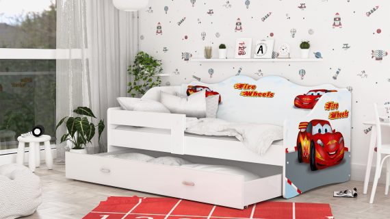 Miniaturka 20 - Łóżko dziecięce Rima 160 z szufladą i nadrukiem