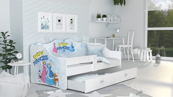 Miniaturka 22 - Łóżko dziecięce Rima 160 z szufladą i nadrukiem