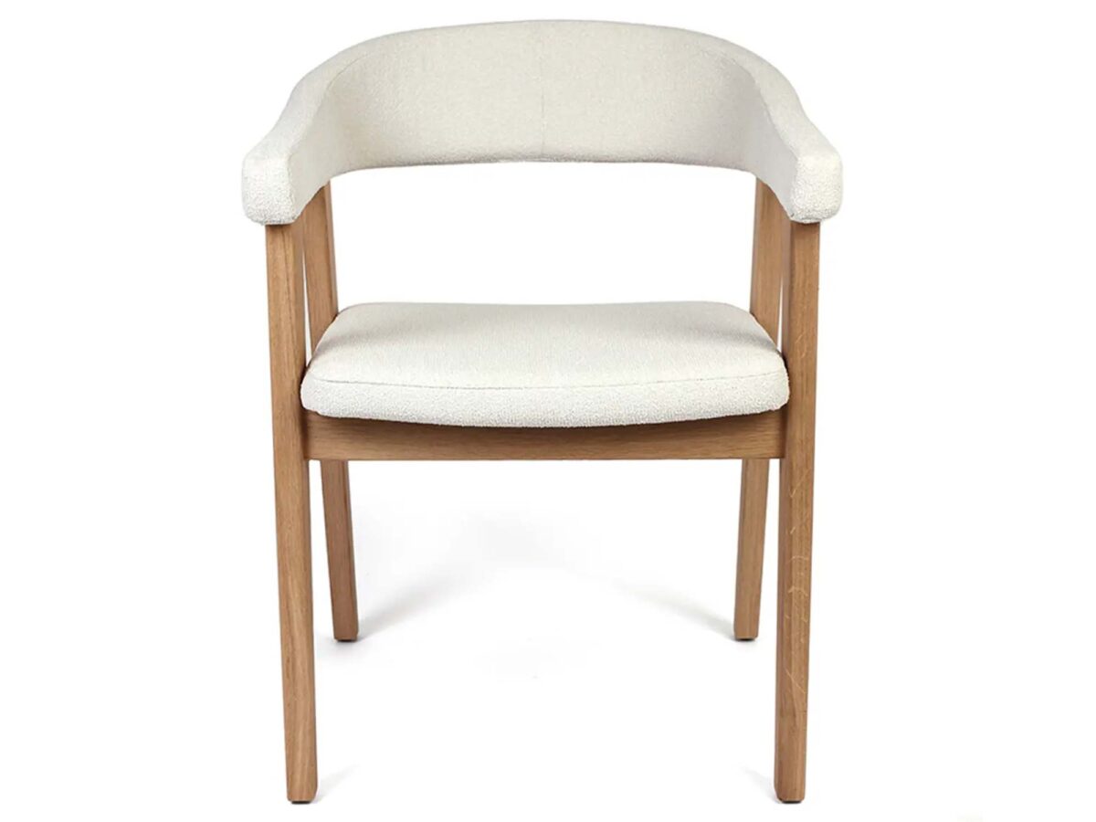 Klasyczne krzesło tapicerowane dębowe Benton