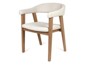 Miniaturka 1 - Klasyczne krzesło tapicerowane dębowe Benton