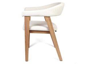 Miniaturka 2 - Klasyczne krzesło tapicerowane dębowe Benton