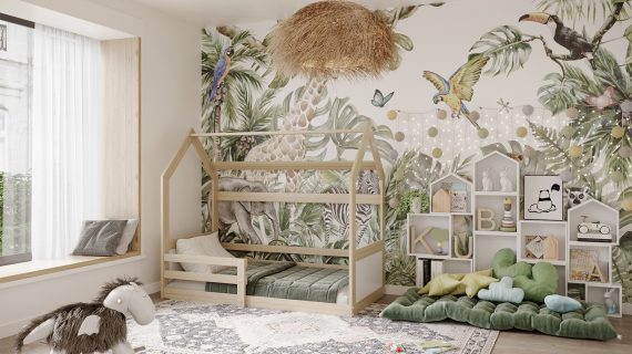 Miniaturka 9 - Łóżko domek dla dziecka Simba 1608 białe