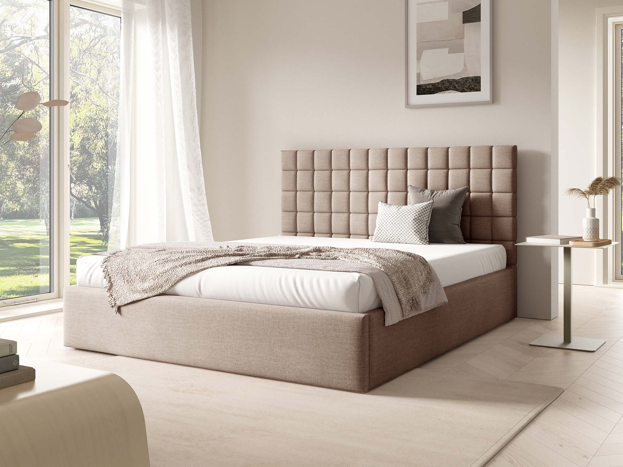 Łóżko-tapicerowane-BEST-3-w-tkaninie-rouge-03