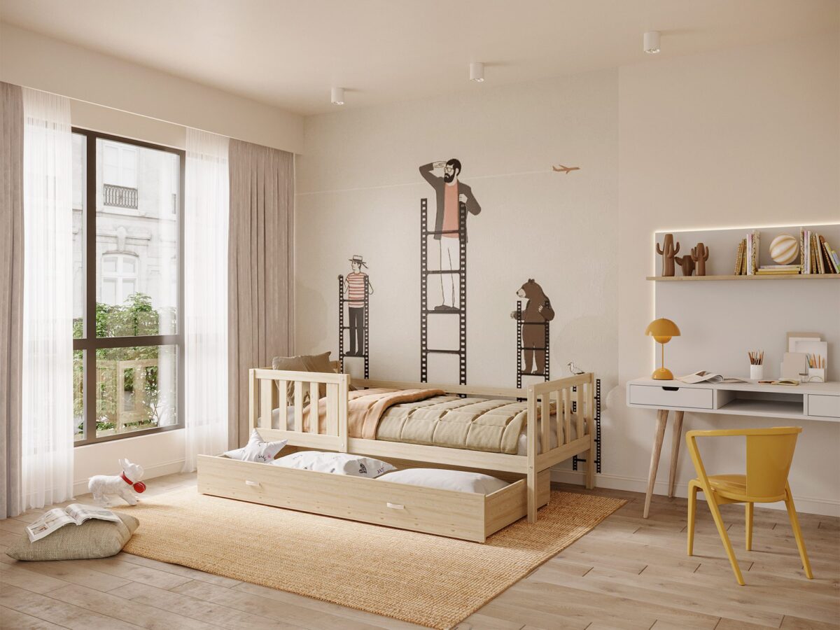 Jasny pokój dziecięcy