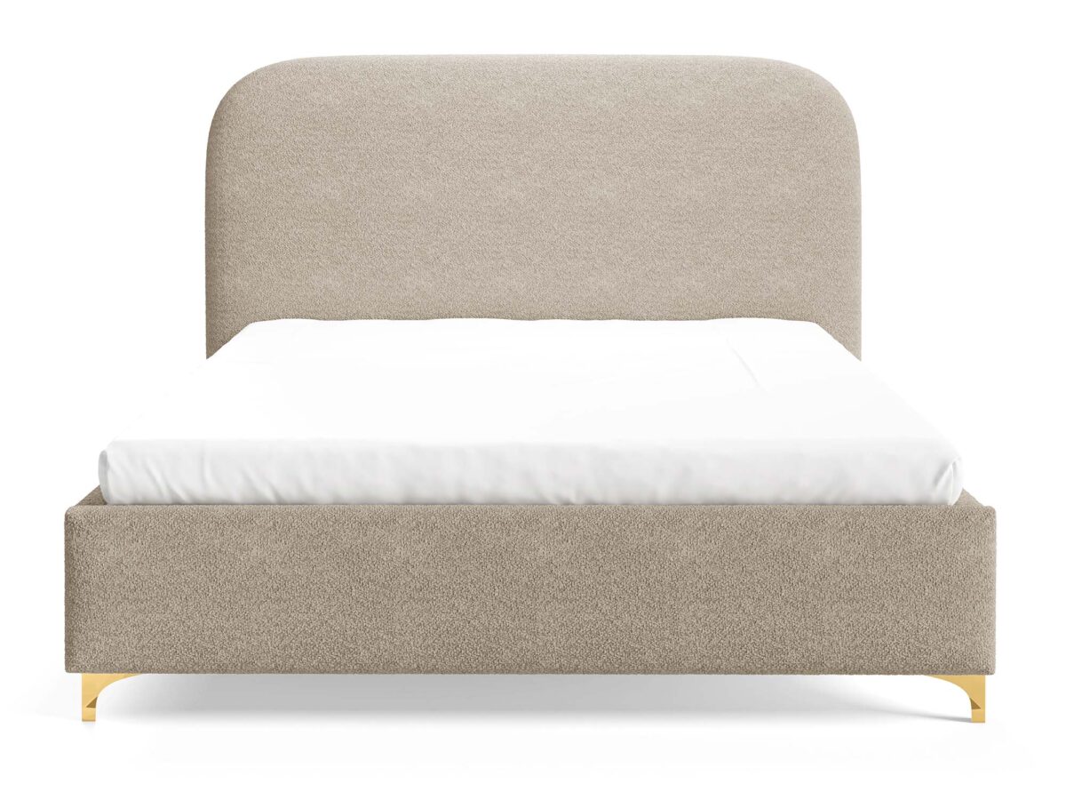 Loftowe łóżko metalowe nogi stelaż metalowy Ilussion