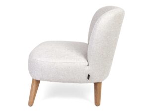 Miniaturka 2 - Dębowe krzesło ergonomiczne tapicerowane Mulan