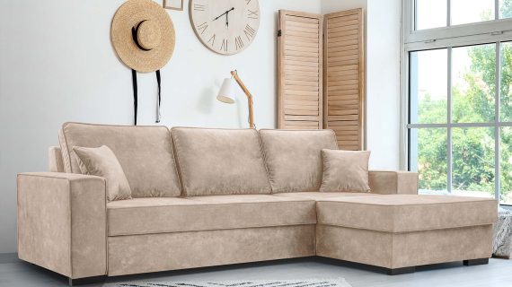 Miniaturka 9 - Kanapa Skandynawska Z Pojemnikiem Rozkładana Lunaya