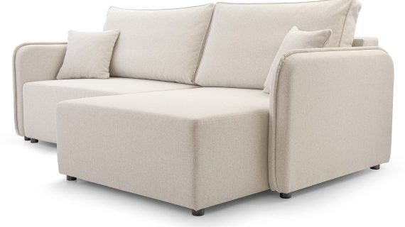 Miniaturka 4 - Kanapa Nowoczesna Sprężyny Faliste Rozkładana Mimi