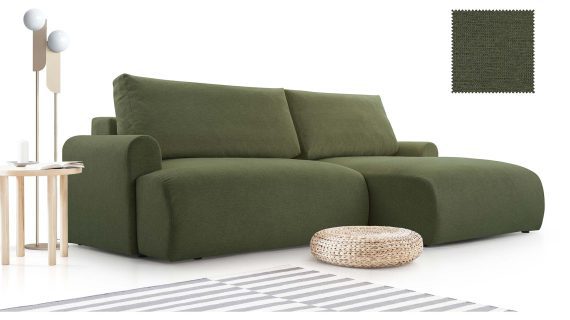 Miniaturka 15 - Kanapa Nowoczesna Z Pojemnikiem Rozkładana Nubia