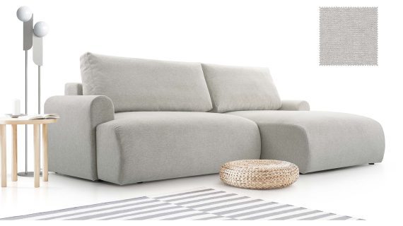 Miniaturka 14 - Kanapa Nowoczesna Z Pojemnikiem Rozkładana Nubia