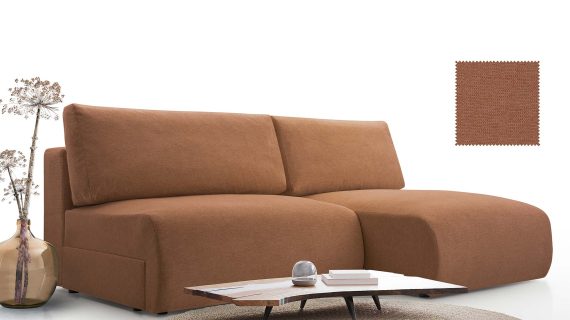 Miniaturka 11 - Kanapa Nowoczesna Sprężyny Faliste Rozkładana Bisko