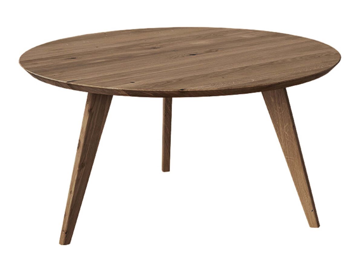 Klasyczny nowoczesny dębowy stolik 90 cm Basic