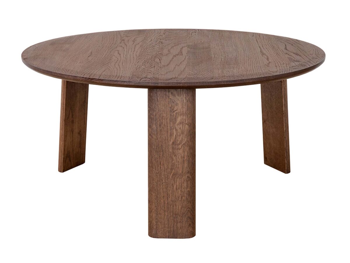 Klasyczny dębowy nowoczesny stolik 71 cm Asento