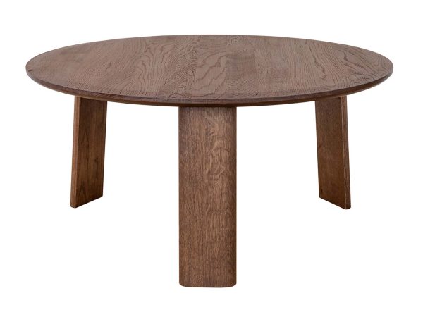 Klasyczny dębowy nowoczesny stolik 71 cm Asento