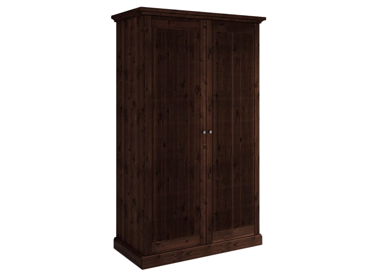 Sosnowa szafa 70 cm tabacco 2-drzwiowa Kalari