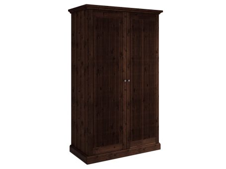 Sosnowa szafa 70 cm tabacco 2-drzwiowa Kalari