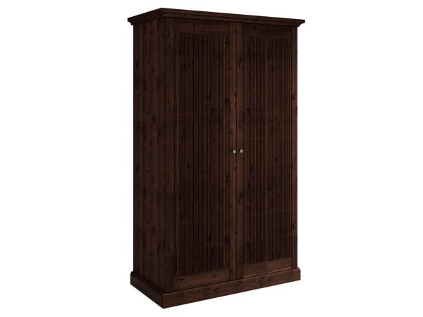 Sosnowa szafa 70 cm tabacco 2-drzwiowa Kalari