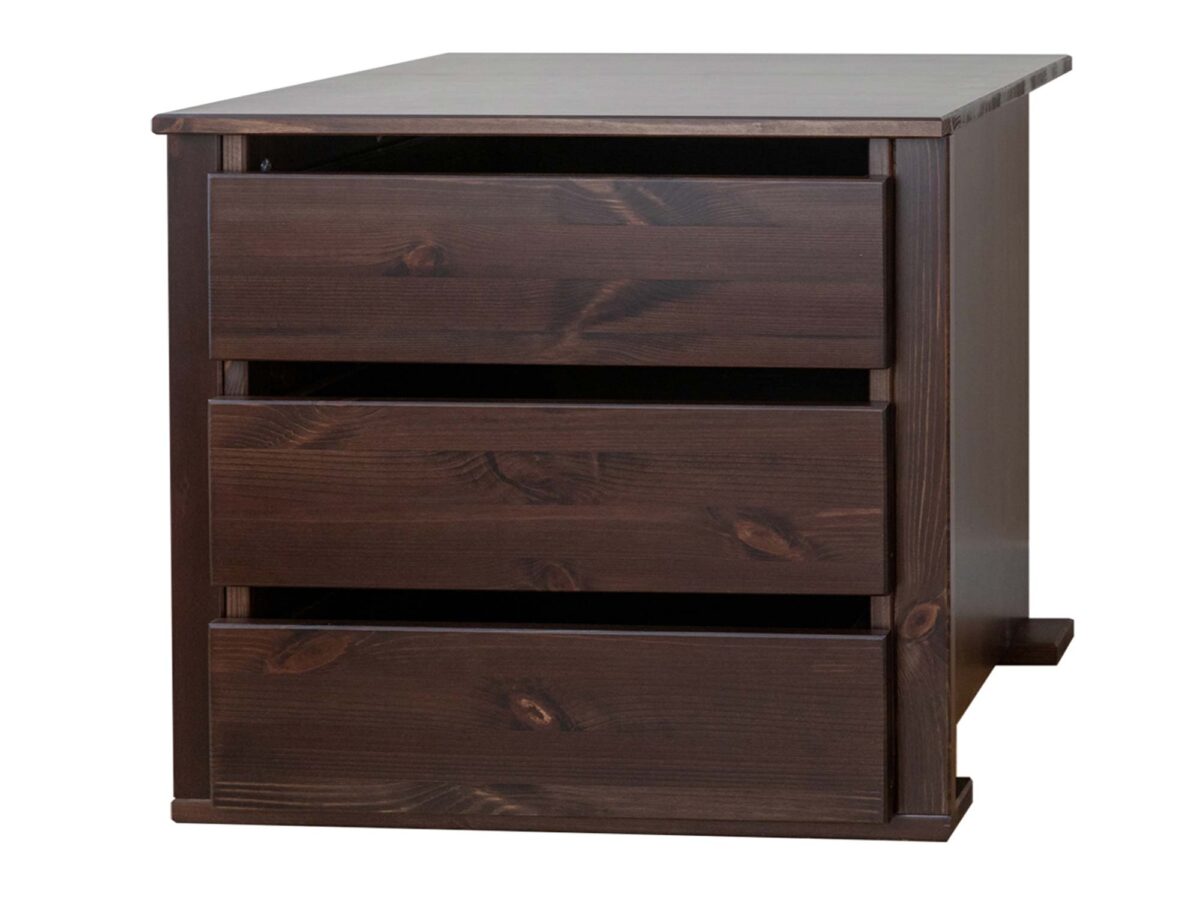 Sosnowa nowoczesna szafa 70 cm 3 szuflady Kalari