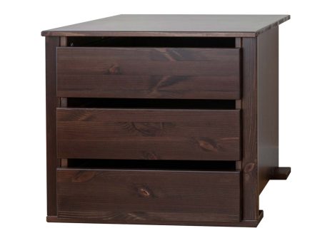 Sosnowa nowoczesna szafa 70 cm 3 szuflady Kalari