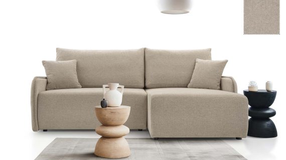 Miniaturka 14 - Kanapa Nowoczesna Rozkładana Z Pojemnikiem Aluna