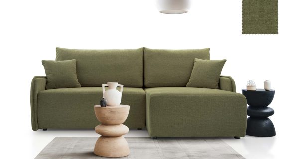 Miniaturka 12 - Kanapa Nowoczesna Rozkładana Z Pojemnikiem Aluna