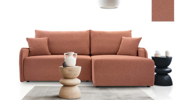 Miniaturka 10 - Kanapa Nowoczesna Rozkładana Z Pojemnikiem Aluna