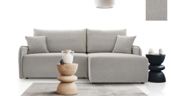 Miniaturka 9 - Kanapa Nowoczesna Rozkładana Z Pojemnikiem Aluna