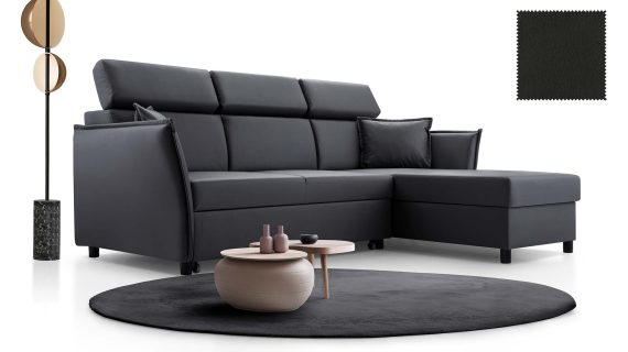 Miniaturka 8 - Kanapa Nowoczesna Z Pojemnikiem Rozkładana Tuli