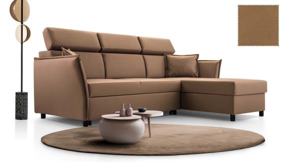 Miniaturka 10 - Kanapa Nowoczesna Z Pojemnikiem Rozkładana Tuli