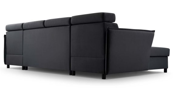 Miniaturka 7 - Narożnik Nowoczesny Rozkładany Z Pojemnikiem Tuli U