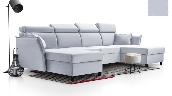 Miniaturka 13 - Narożnik Nowoczesny Rozkładany Z Pojemnikiem Tuli U