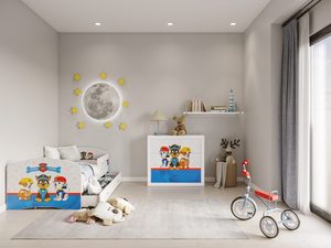 Miniaturka 11 - Zestaw mebli dziecięcych z motywem piesków ratowników w pokoju chłopca