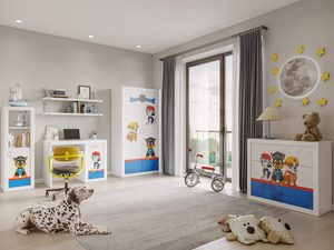 Miniaturka 12 - Zestaw mebli dziecięcych z motywem piesków ratowników inna aranżacja