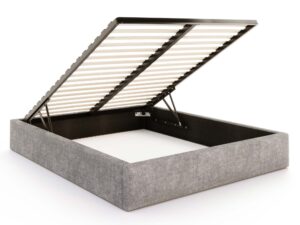 Miniaturka 30 - Łóżko tapicerowane z pojemnikiem na pościel Kennedy