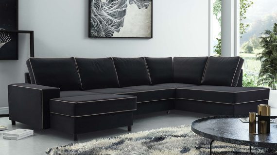 Miniaturka 10 - Kanapa Nowoczesna Rozkładana Z Pojemnikiem Starko