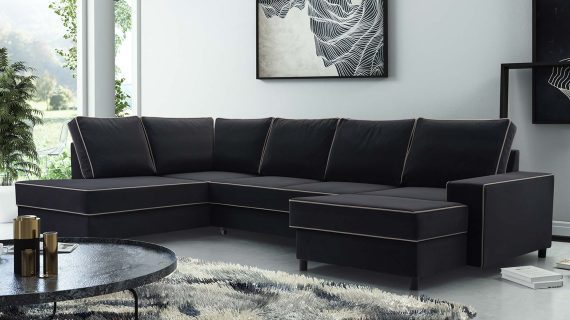 Miniaturka 11 - Kanapa Nowoczesna Rozkładana Z Pojemnikiem Starko