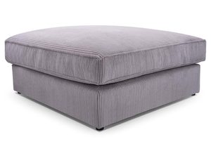 Miniaturka 6 - Klasyczna Duża Szara Pufa do Salonu VERA