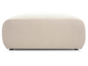 Miniaturka 2 - Okrągła Beżowa Pufa Uniwersalna do Salonu Irys