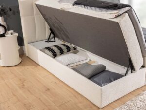 Miniaturka 11 - Nowoczesne łóżko z pojemnikiem automat sprężynowy Petal