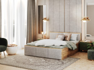 Miniaturka 25 - Łóżko tapicerowane Limone T z pojemnikiem