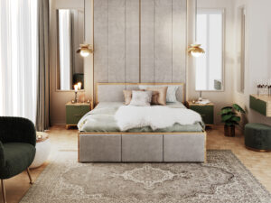 Miniaturka 26 - Łóżko tapicerowane Limone T z pojemnikiem