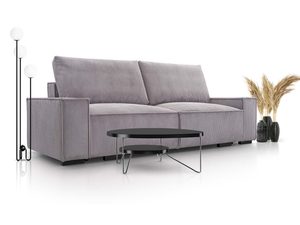 Miniaturka 6 - Próbka tkaniny obiciowej w odcieniu szarym z delikatną fakturą