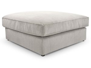 Miniaturka 4 - Klasyczna Duża Szara Pufa do Salonu VERA